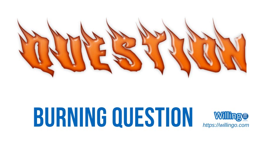 BURNING QUESTION nghĩa là gì 2