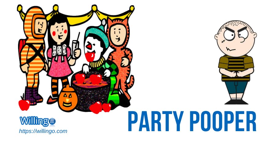 PARTY POOPER nghĩa là gì