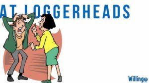 at_loggerheads