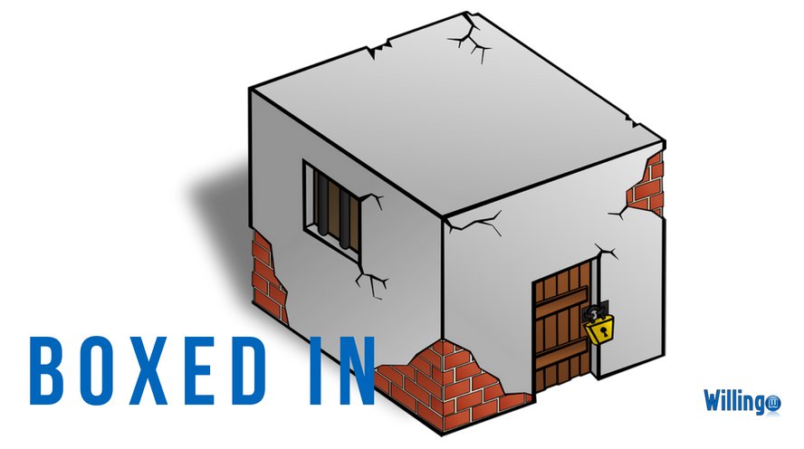 boxed in nghĩa là gì trong tiếng Anh 2