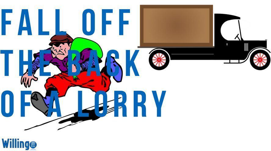 FALL OFF THE BACK OF A LORRY