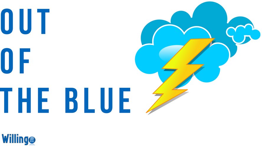 OUT OF THE BLUE
