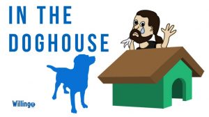 in the doghouse nghĩa là gì trong tiếng Anh
