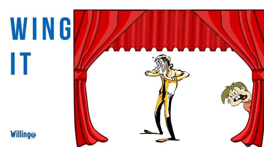 wing it nghĩa là gì trong tiếng Anh