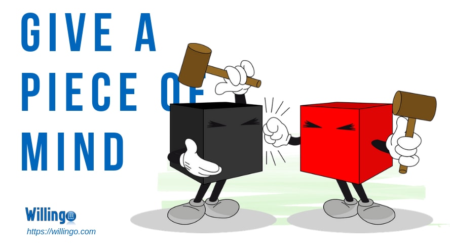 GIVE SOMEONE A PIECE OF ONE’S MIND