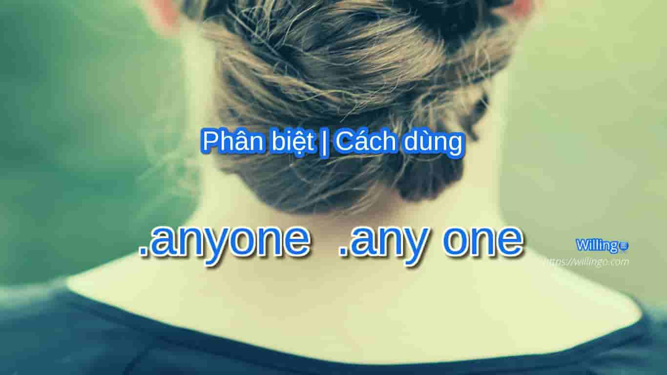 anyone | any one