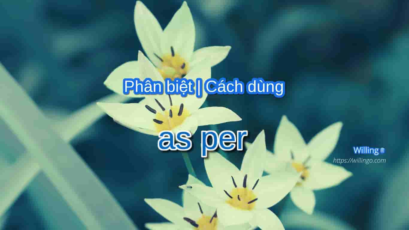 as per