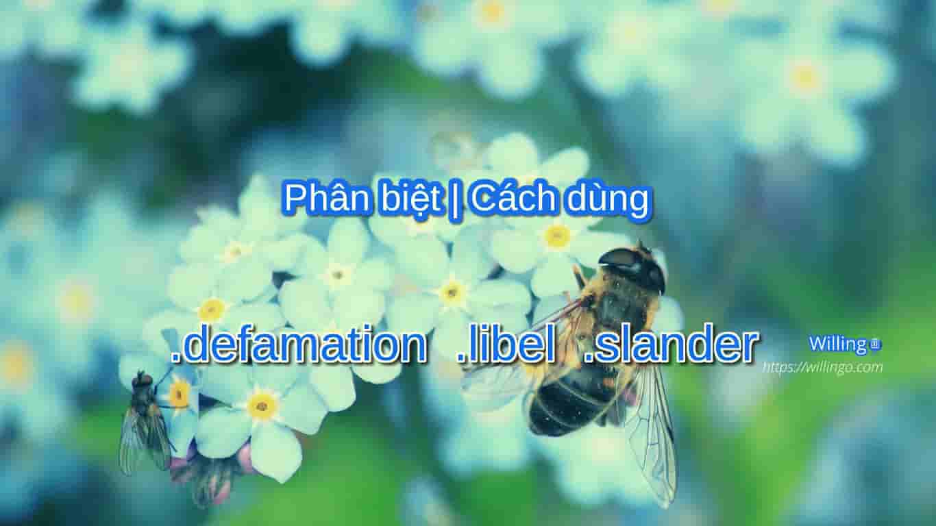 defamation libel slander