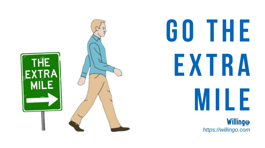 go the extra mile nghĩa là gì rs