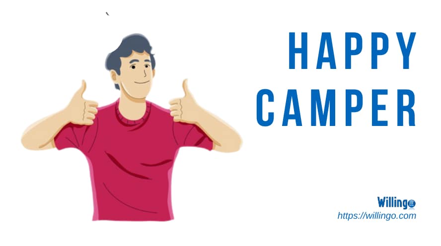 happy camper nghĩa là gì